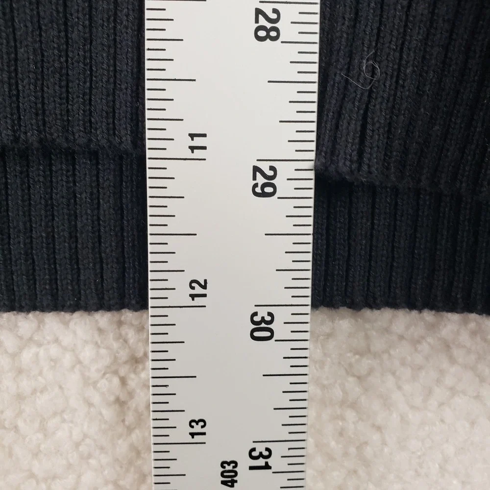 Tommy Hilfiger V-Neck Sweater Mens XL Black Preppy Classic Knit NWT